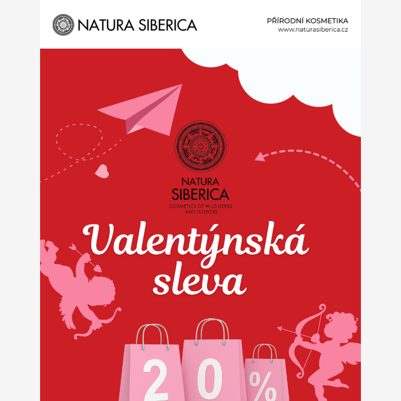 Oslavujeme Valentýn extra SLEVOU -20% _