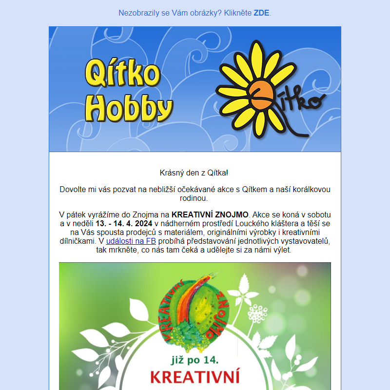 Infomail Qítko - novinky a akce