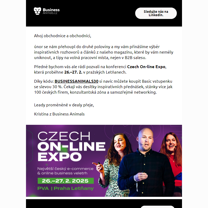 Czech On-line Expo | Opero hledá salesáka | Rok 2024 v HR pohledem Anny Schwarzové