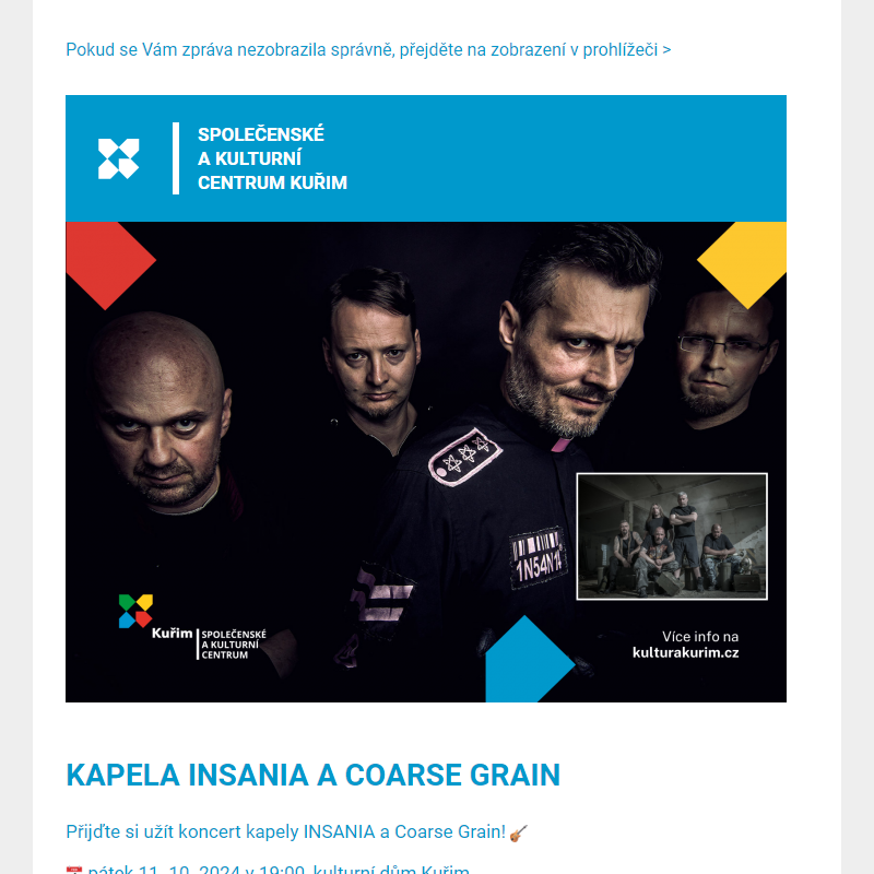 [Newsletter] KAPELA INSANIA A COARSE GRAIN