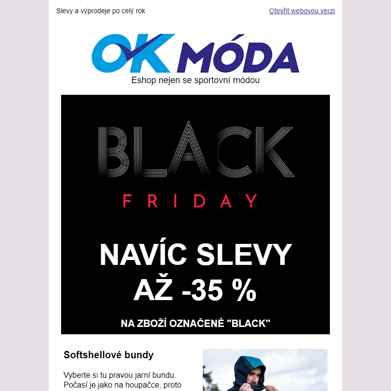 BLACK FRIDAY _ Slevy až -35 %