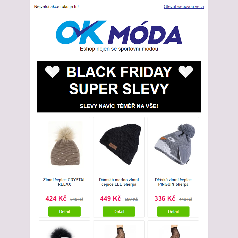 _ BLACK FRIDAY _ Super slevy až -35%