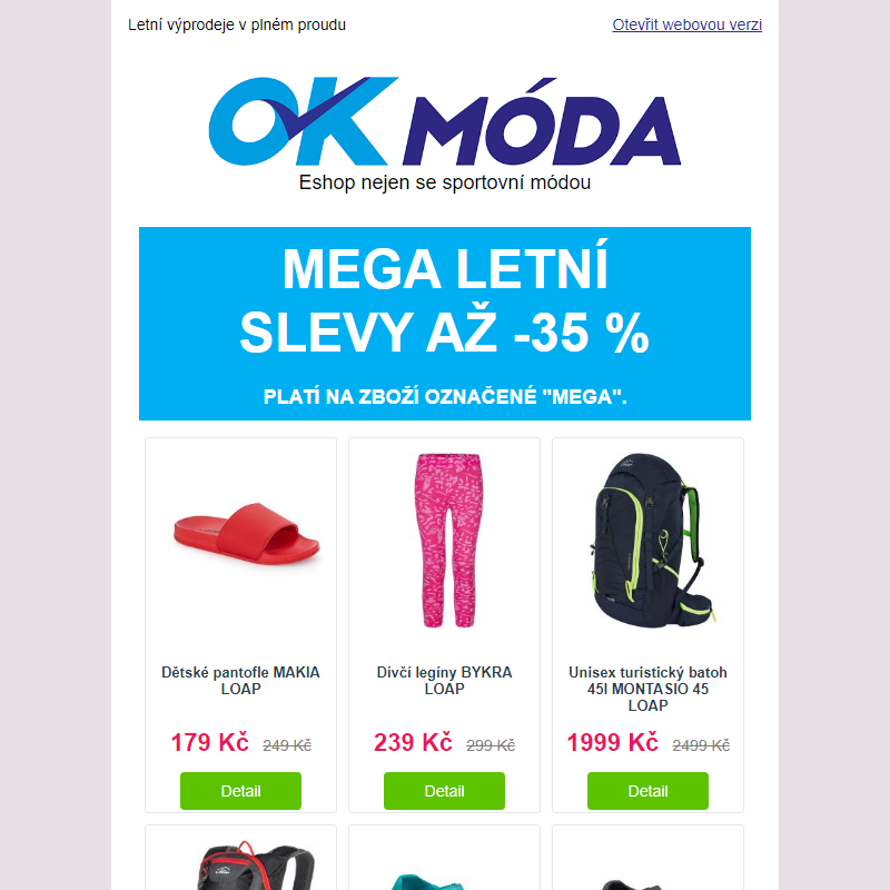 Mega slevy až 35 % FINIŠUJÍ