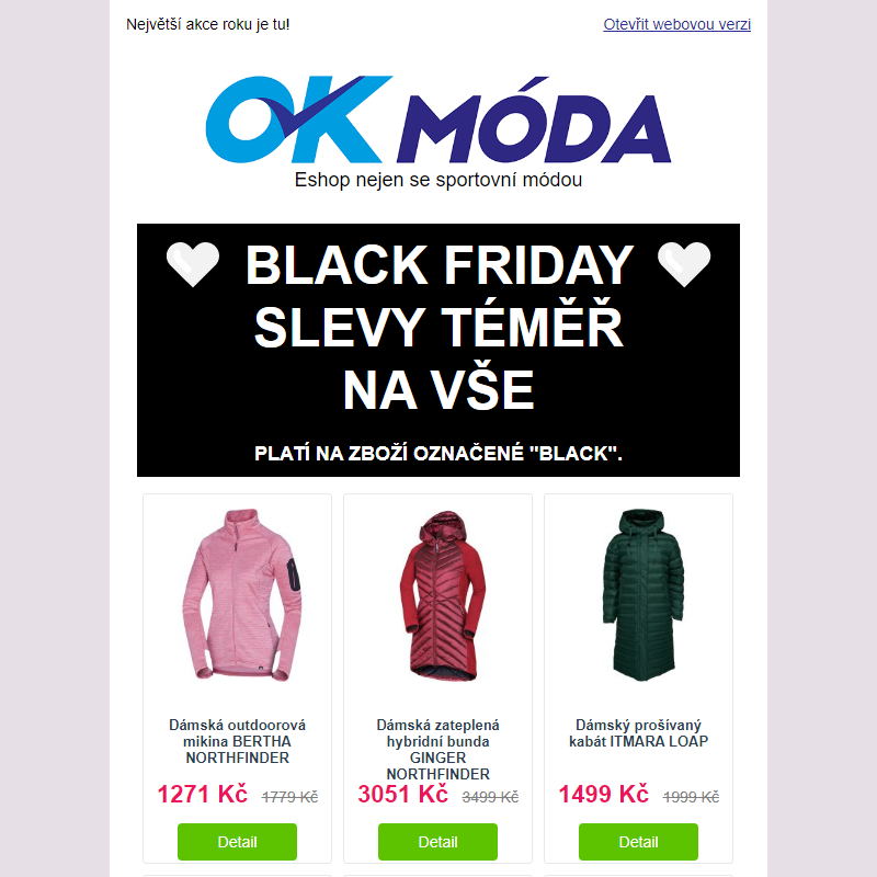 Největší akce roku stále frčí _ BLACK FRIDAY _