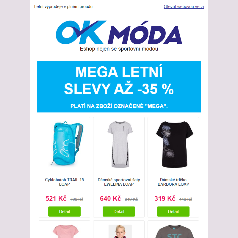 _ MEGA letní slevy až -35 % + ZIMNÍ PŘEDPRODEJ __