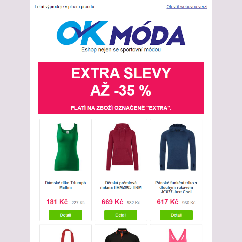 Extra slevy _ Získejte navíc až -35 %