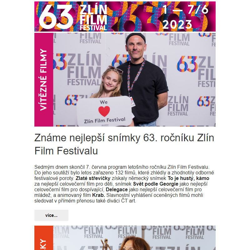 63. Zlín Film Festival se loučí