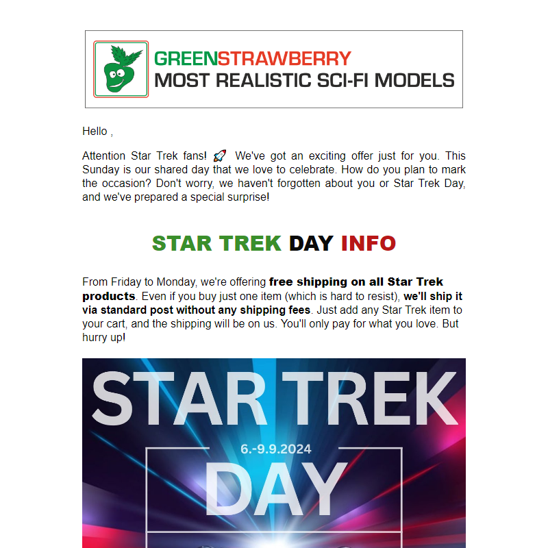 Star Trek day is here - what we prepeared?