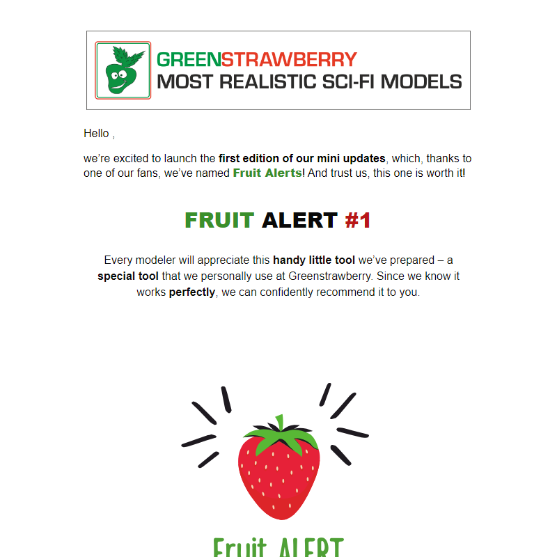 _ Our first Fruit Alerts – your juicy new updates! _