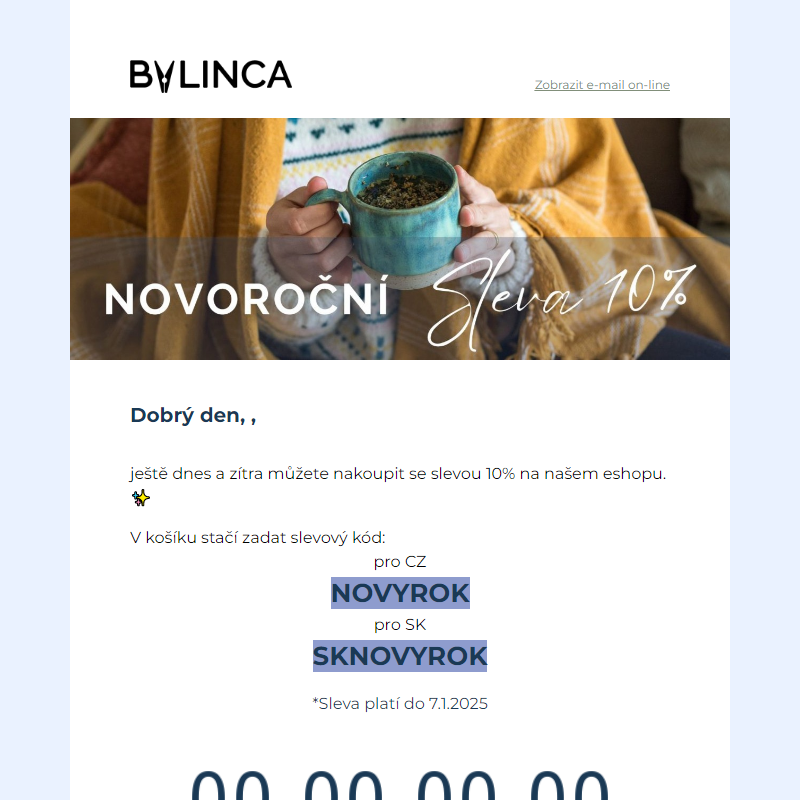 Šťastný nový rok se slevou 10% _