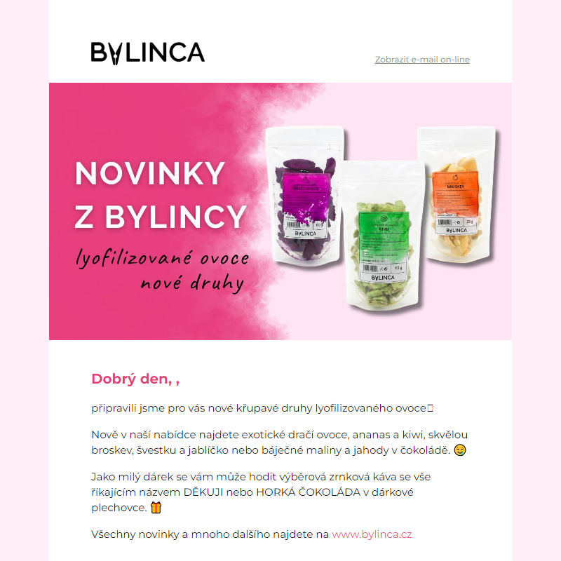 Novinky z Bylincy _