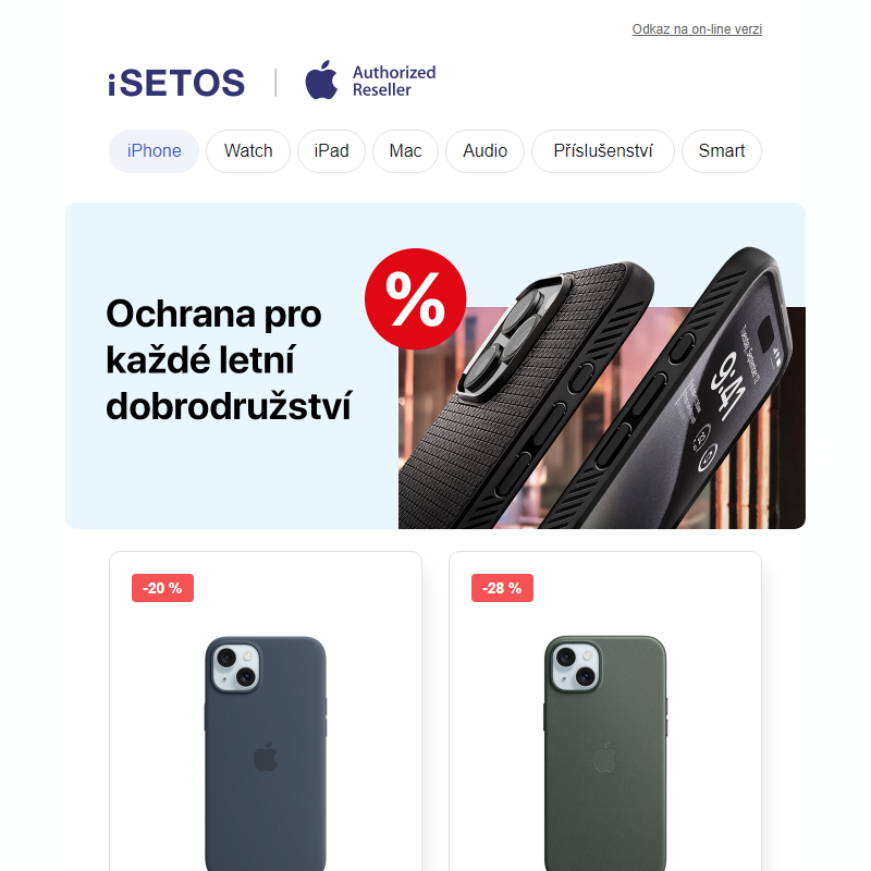 Hlásíme výprodej pouzder pro iPhone - ušetříte až 50 %!