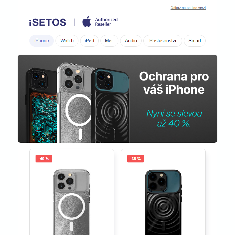 Prémiová ochrana pro váš iPhone!