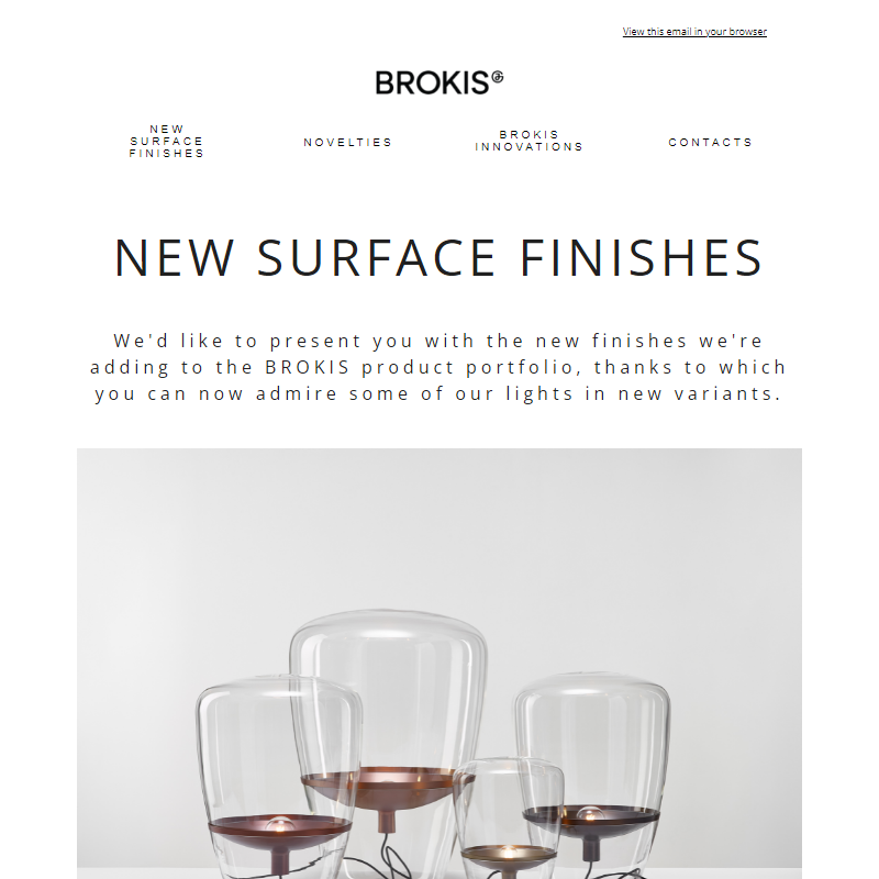 BROKIS: New Surface Finishes