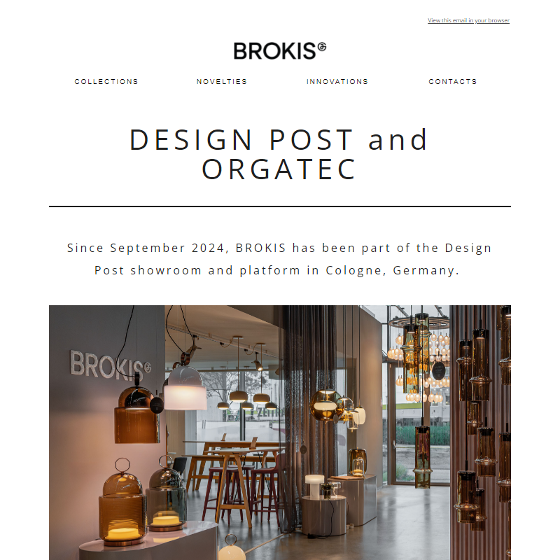 BROKIS at Design Post and Orgatec