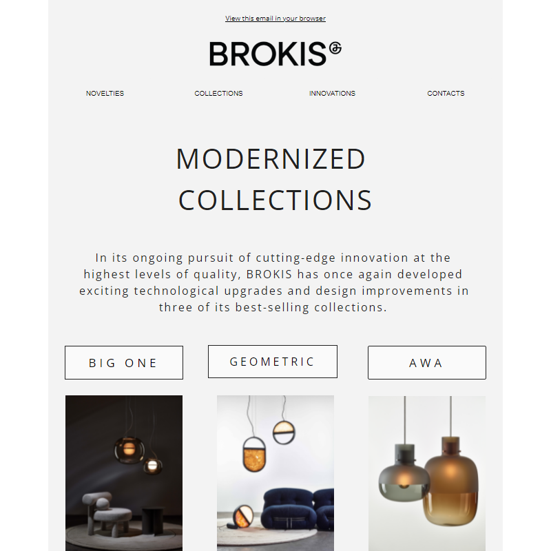 BROKIS Modernized collections