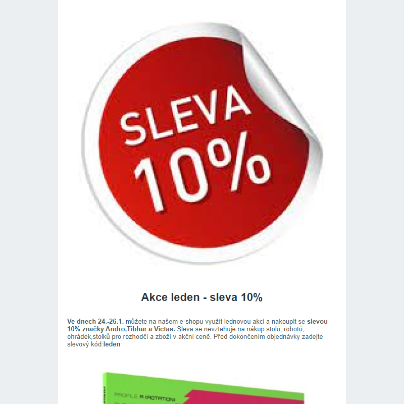 Akce leden - sleva 10%