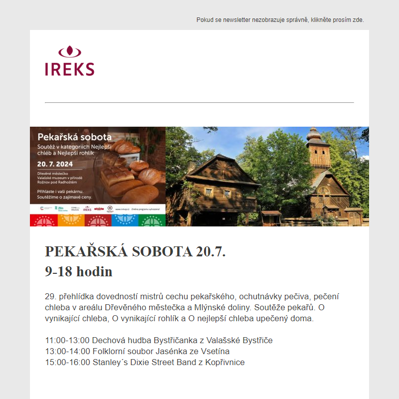 Pekařská sobota 20.7.2024