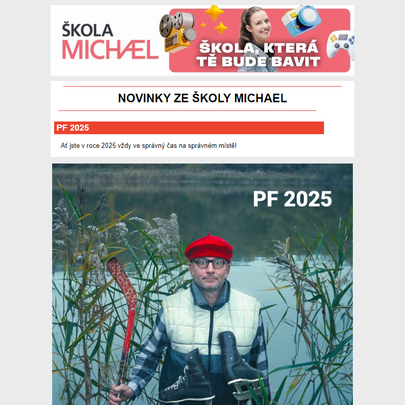 Novinky ze školy MIchael