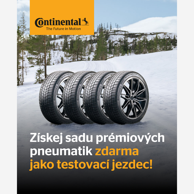 Získej zdarma sadu prémiových pneumatik Continental