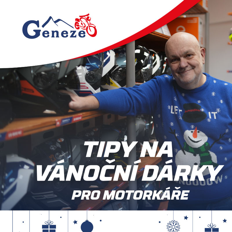 Motorkáři budou nadšení: Tipy na dárky pod stromeček!