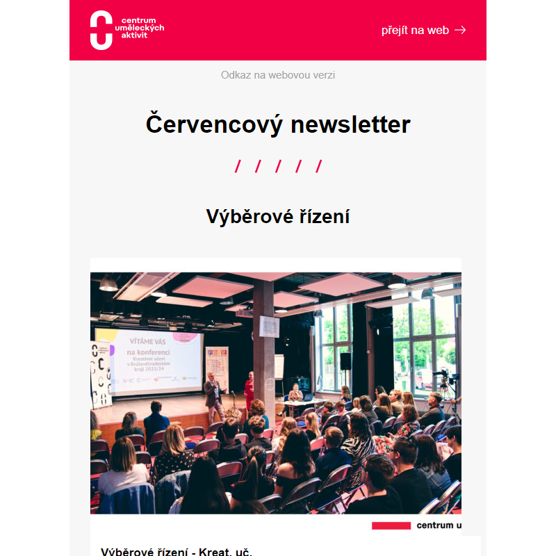 Červencový newsletter CUAHK