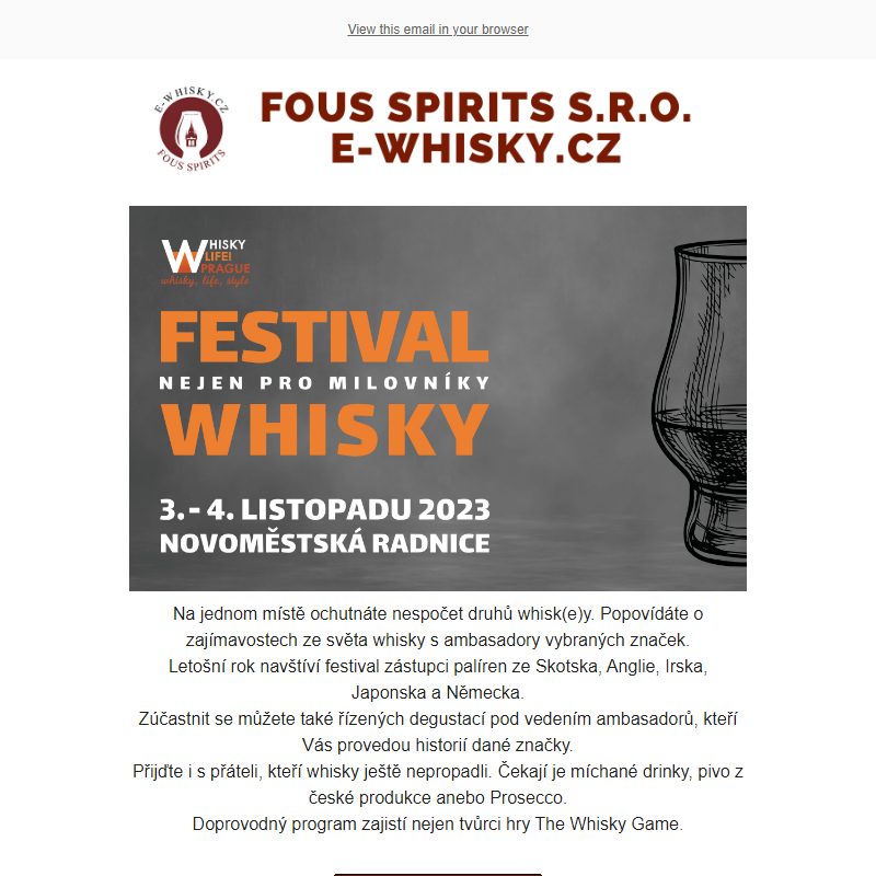 Whisky Life! Prague 2023