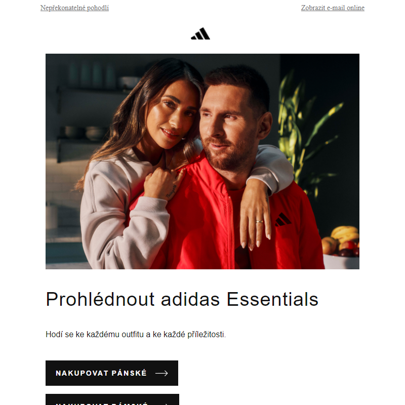 adidas Essentials – objevuj nekonečné možnosti