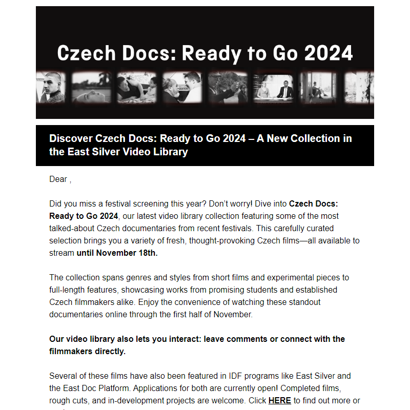 Czech Docs: Ready to Go 2024