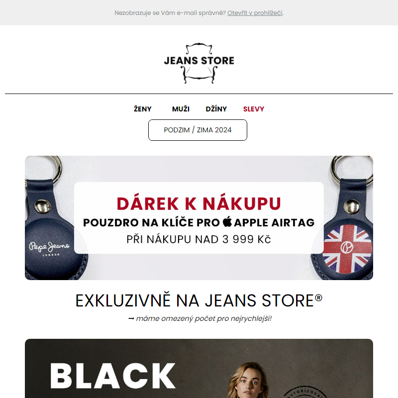 Sklady doplněny, ceny upraveny _ BLACK FRIDAY _ 