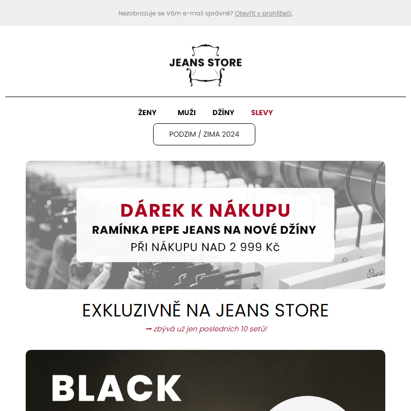 _ BLACK FRIDAY VRCHOLÍ _ Sleva až -80 % posledních pár dnů. 