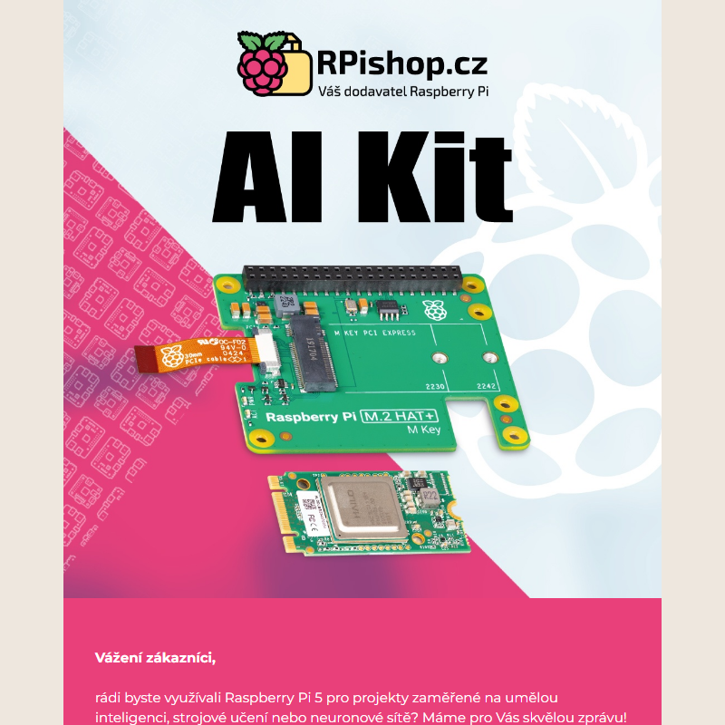 Novinka Raspberry Pi AI Kit