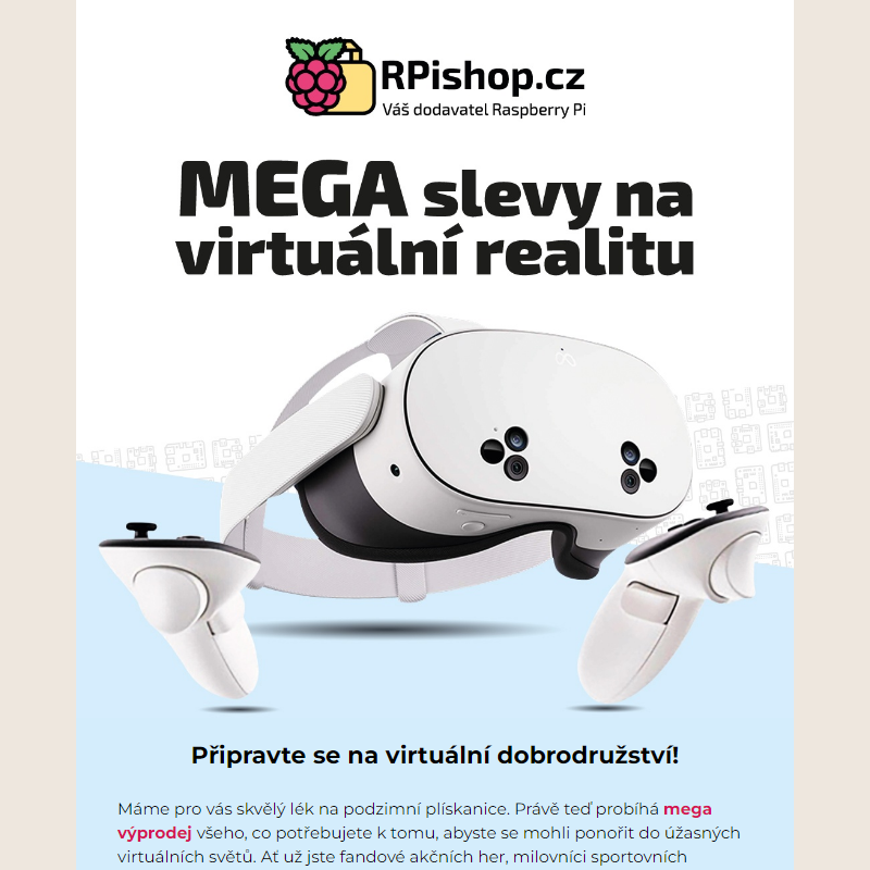 Akce na veškerý sortiment kategorie Virtuální realita