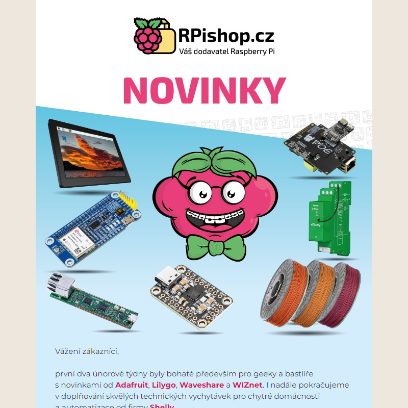 Novinky RPishop.cz - únor 2025