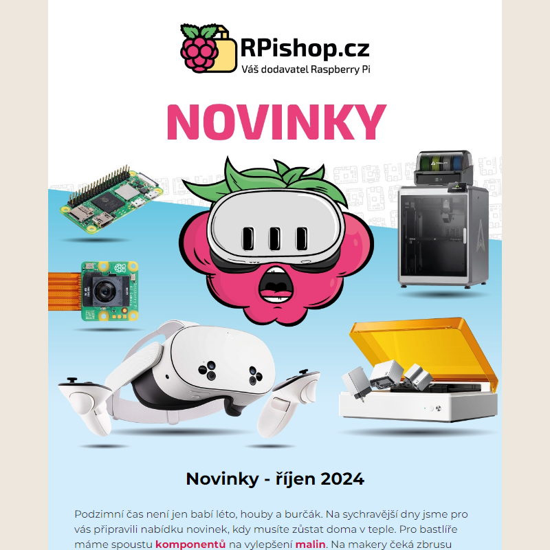 Novinky RPishop.cz - říjen 2024