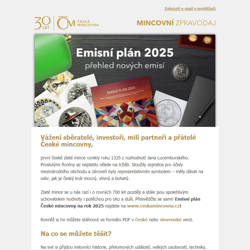 Emisní plán 2025 je konečně tu