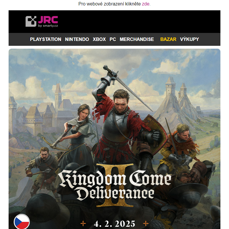 Připrav se! Dobrodružství v Kingdom Come je tady už za pár dní! __