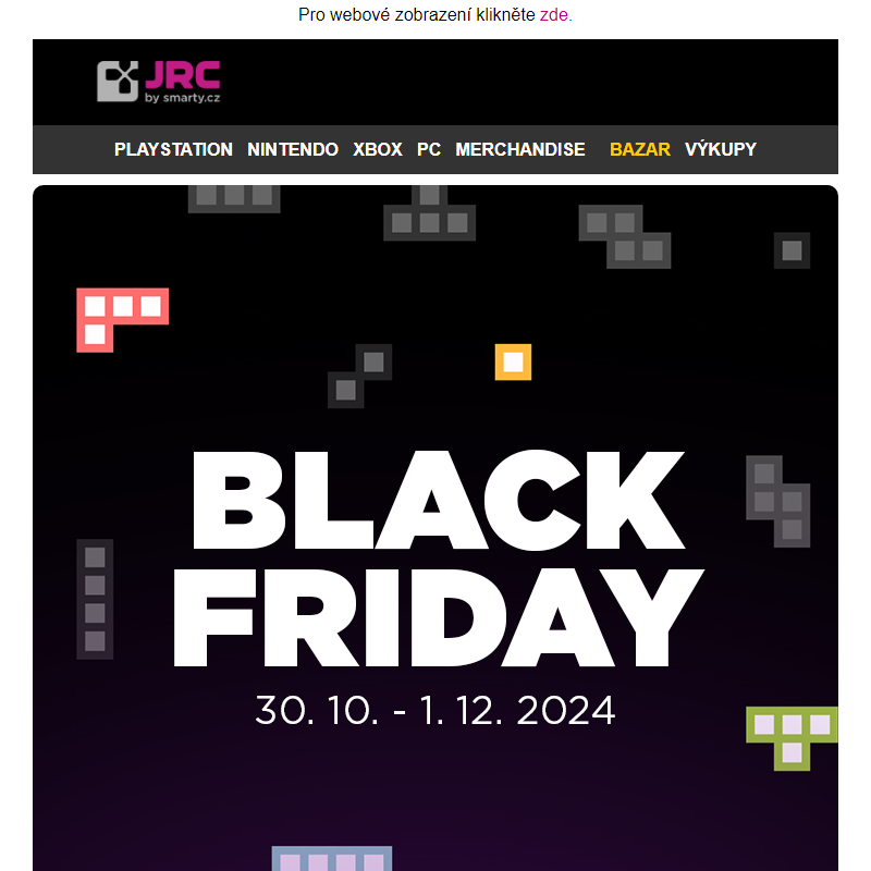 Black Friday slevy jsou tady! __