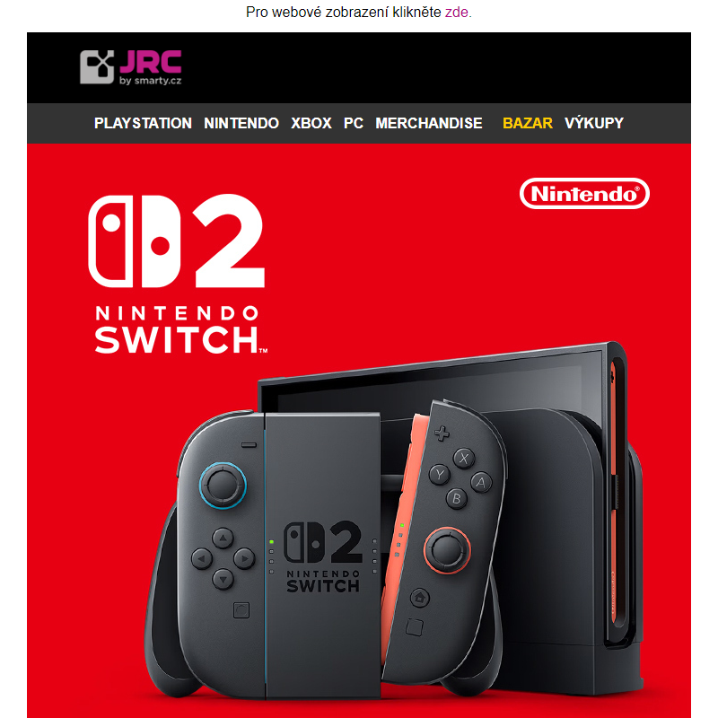 Nintendo Switch 2 byl oznámen! _