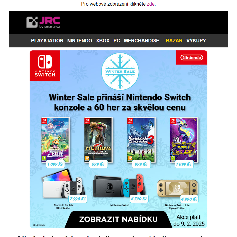 Akční nabídka Nintendo je tady! _