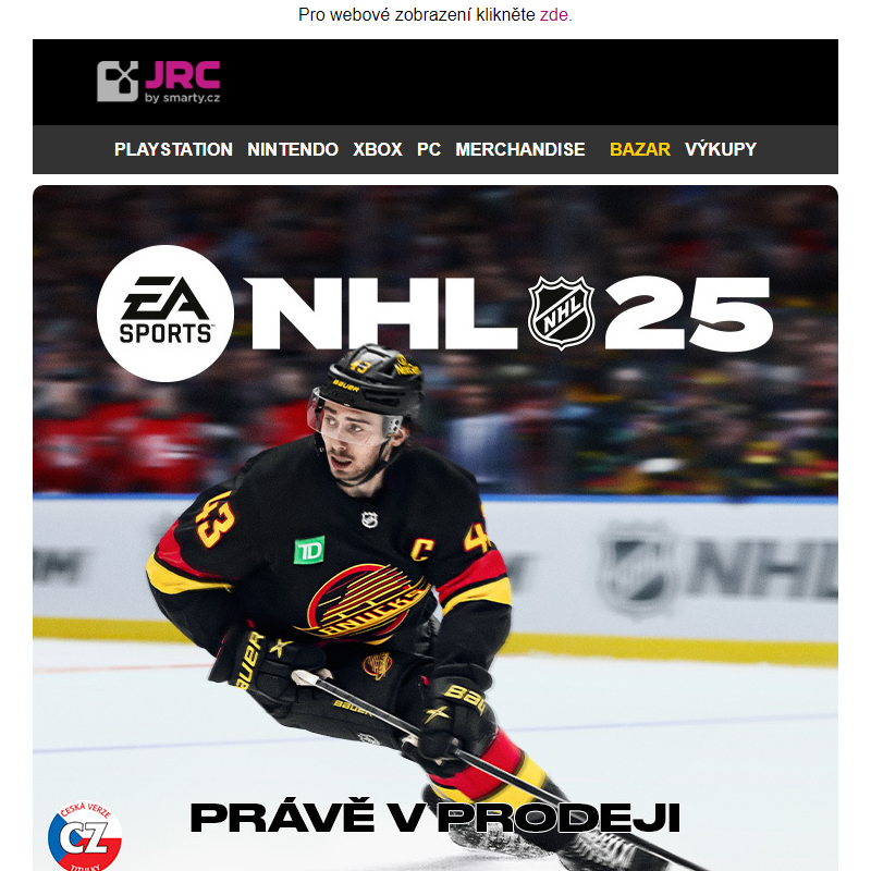 NHL 25 je tu! Zažij hokejový adrenalin už dnes! __