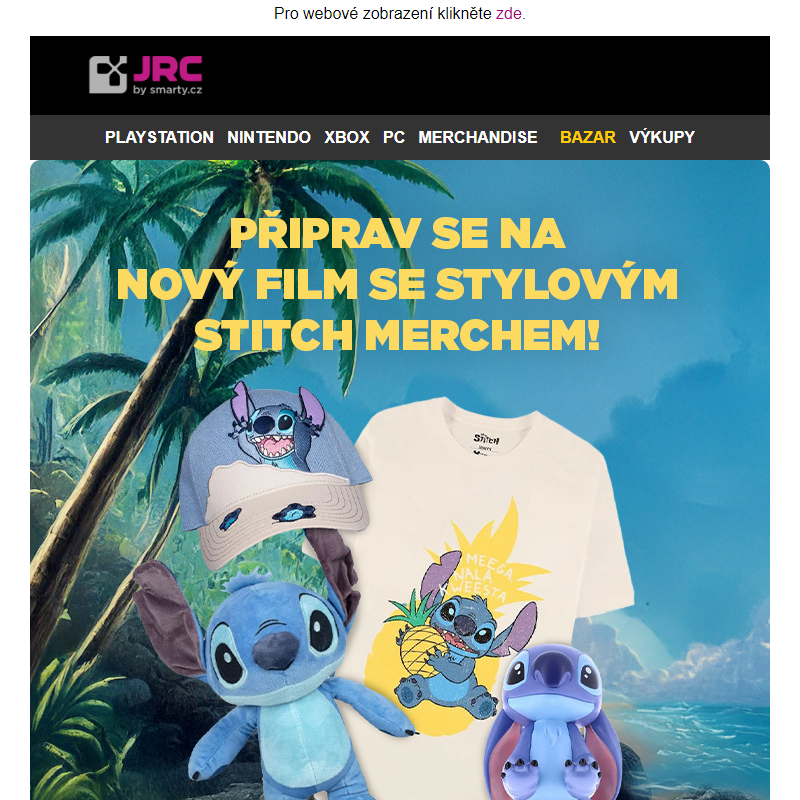 Nový film, nový merch. Stitchovský chaos je zpátky! _