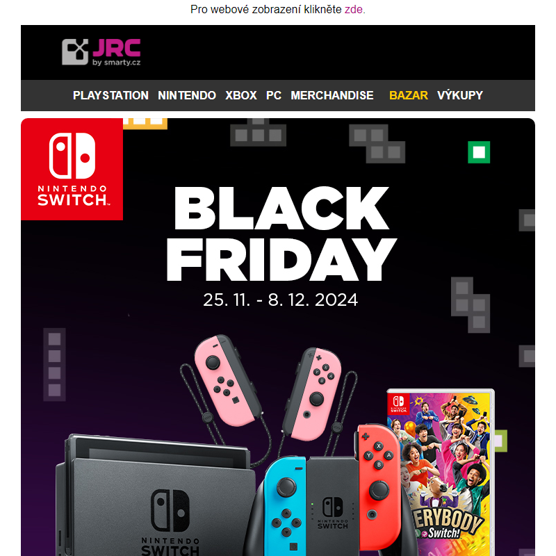 Poslední šance! Black Friday slevy na Nintendo!_