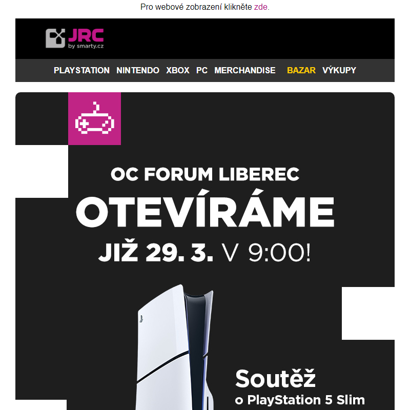 Už v pátek otevíráme prodejnu v OC Forum Liberec!