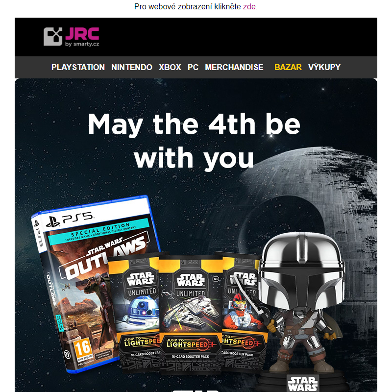 May the 4th be with you! __