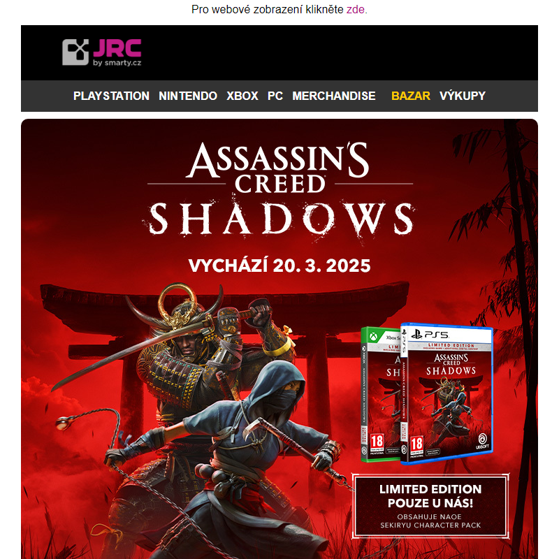 Assassin's Creed Shadows je za dveřmi! _