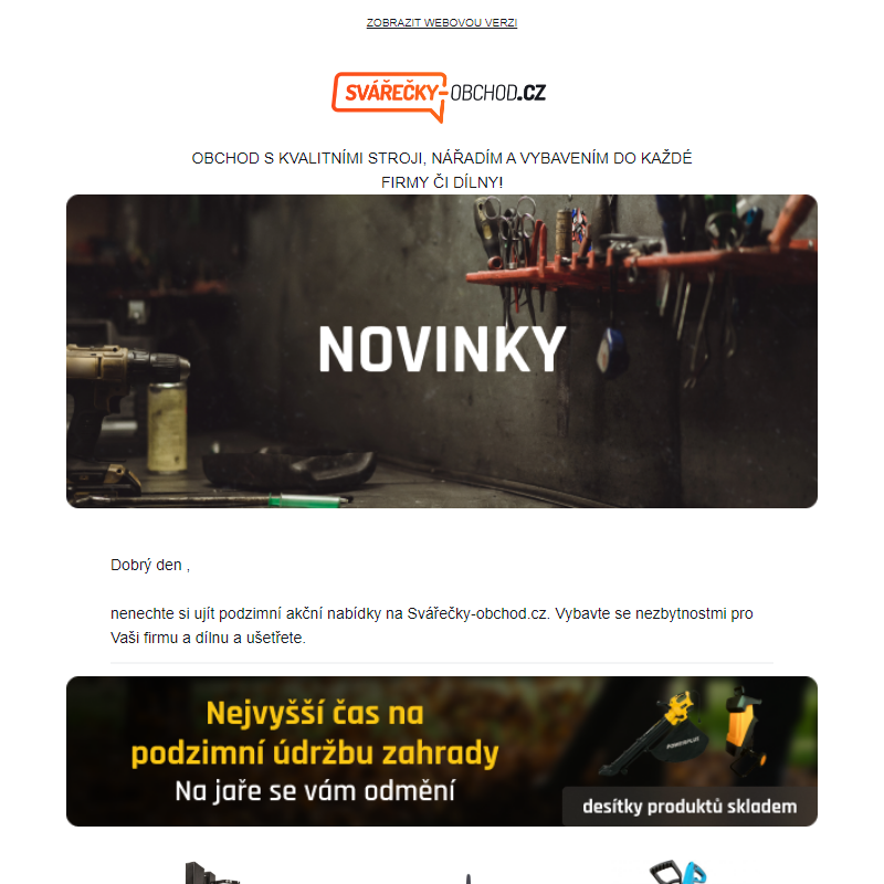 _ Podzimní akční nabídky na Svářečky-obchod.cz