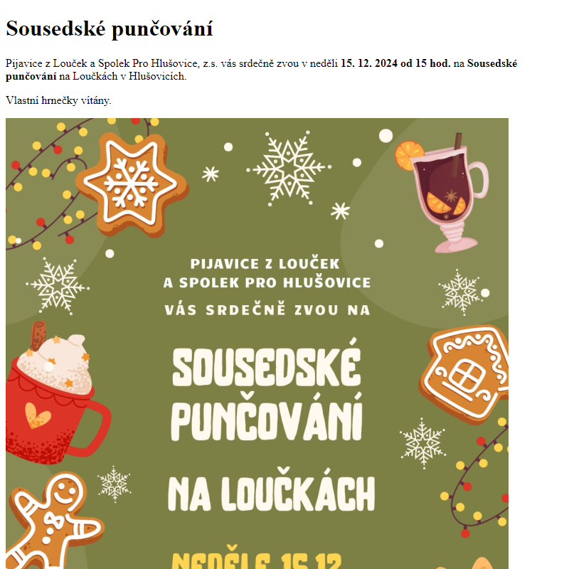 www.hlusovice.eu - Sousedské punčování