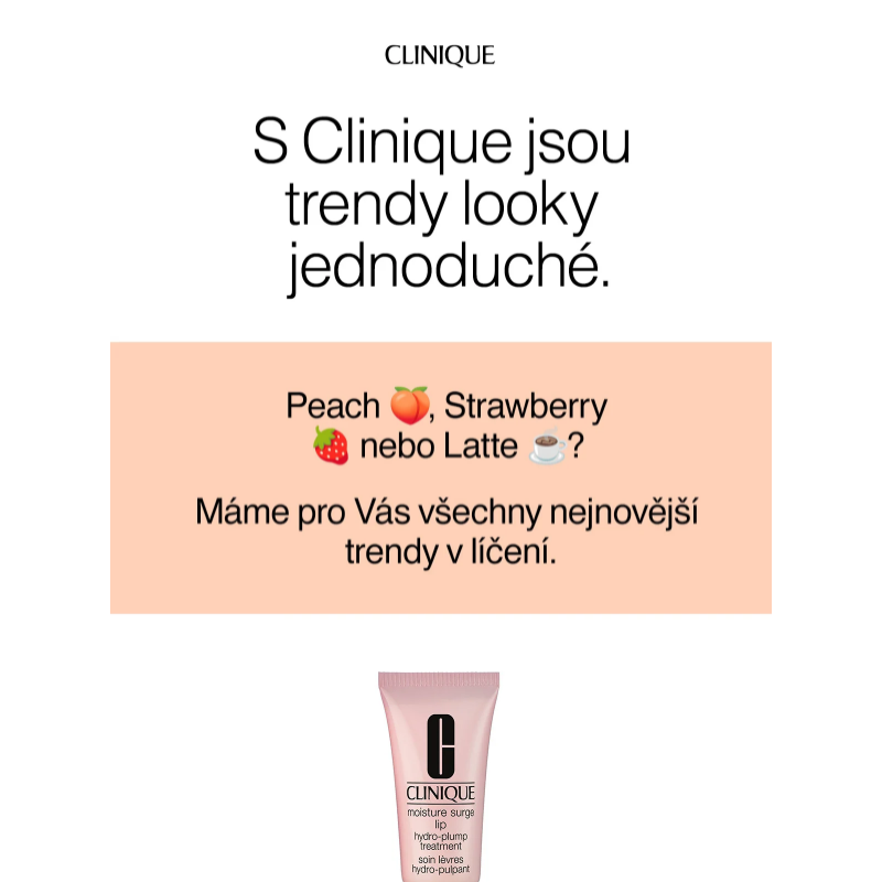 Peach _, Strawberry _,nebo Latte _? Objevte makeup trendy