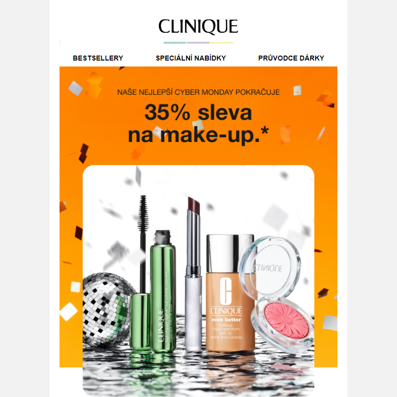 35% sleva na make-up. Využijte ji, než skončí.